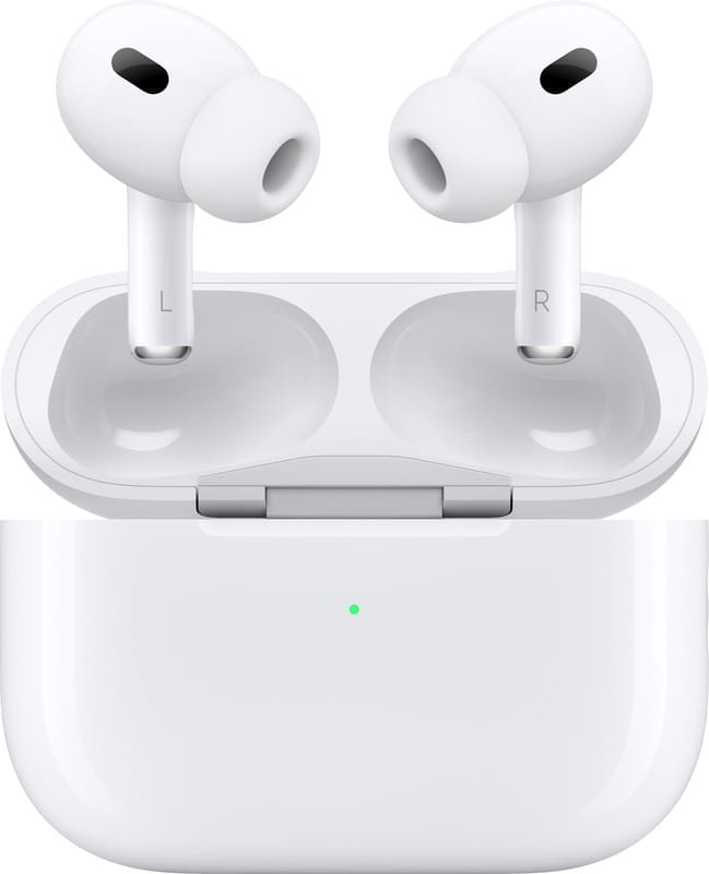 Apple AirPods Pro (2nd generation) with MagSafe Case (USB-C) Bluetooth(White, True Wireless)