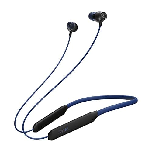 boAt Rockerz 205 Pro in Ear Bluetooth Neckband with Beast Mode(Low Latency Upto 65ms), ENx Mode for Clear Voice Calls, 30 Hours Playtime, ASAP Charge, 10mm Drivers, Dual Pairing & IPX5(Buoyant Blue)