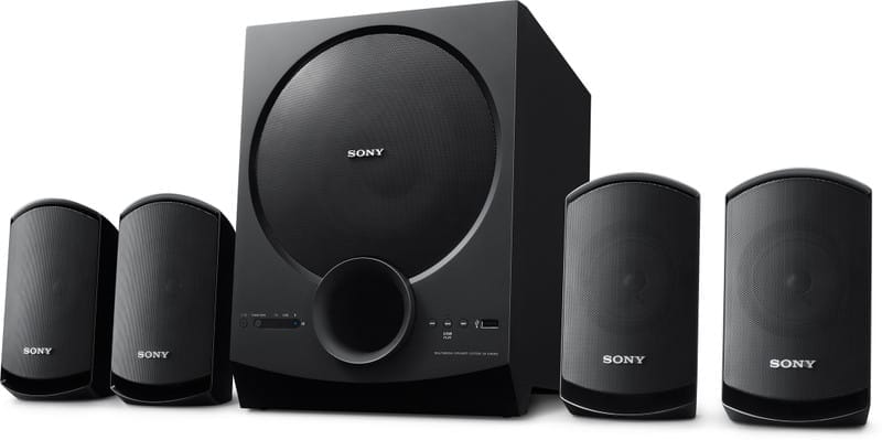 SONY New SA-D40M2 All In One 4.1ch Home Theatre system with Powerful Subwoofer 100 W Bluetooth Home Theatre(Black, 4.1 Channel)